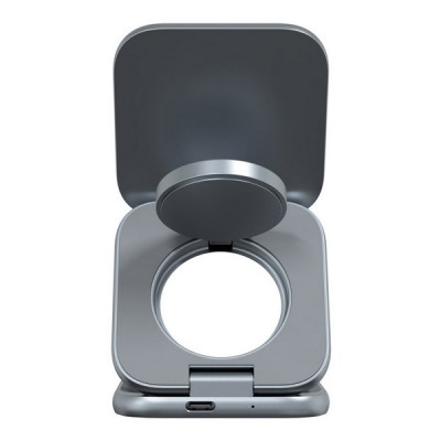 Беспроводное зарядное устройство Magssory Fold Ultra 3 в 1 Qi2.2 (WCH083m) Midnight