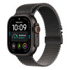 Apple Watch Ultra 4, 49 мм, Black Titanium Milanese Loop