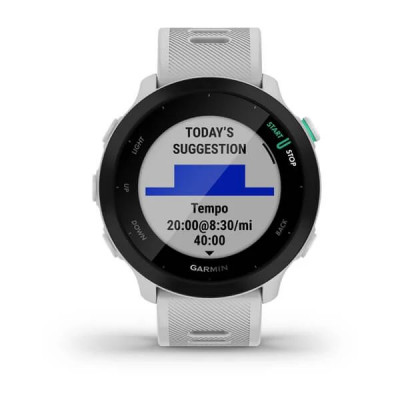 Умные часы Garmin Forerunner 55 белые (010-02562-11)