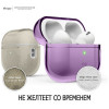 Чехол Elago Clear case with Round strap для AirPods Pro 2 (2022) (EAPP2CL-BA+ROSTR-DPU) фиолетовый