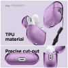 Чехол Elago Clear case with Round strap для AirPods Pro 2 (2022) (EAPP2CL-BA+ROSTR-DPU) фиолетовый