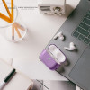 Чехол Elago Clear case with Round strap для AirPods Pro 2 (2022) (EAPP2CL-BA+ROSTR-DPU) фиолетовый