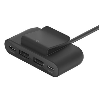 Адаптер Belkin BoostCharge 4-Port USB Power Extender (BUZ001bt2MBKB7) черный