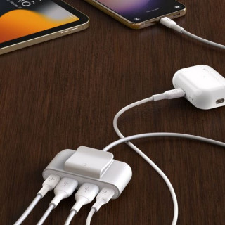 Адаптер Belkin BoostCharge 4-Port USB Power Extender (BUZ001bt2MBKB7) черный