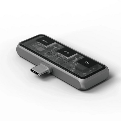 Хаб Satechi Mobile XR Hub with Audio PD 100W (ST-HXRAJM) серый