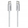 Кабель Anker Zolo Fast Charging USB-C - USB-C 240W 0.9 м (A8060H21) White