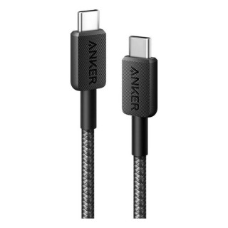 Кабель Anker 322 Type-C - Type-C 0.9 м 60 Вт (A81F5G11) Черный