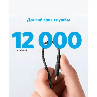 Кабель Anker 322 Type-C - Type-C 0.9 м 60 Вт (A81F5G11) Черный