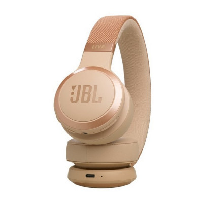 Беспроводные наушники JBL Live 670NC (JBLLIVE670NCSAT) бежевый