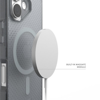 Чехол UAG Dot Magfit для iPhone 17 6.3" (114538113131) Ash / Тонированный