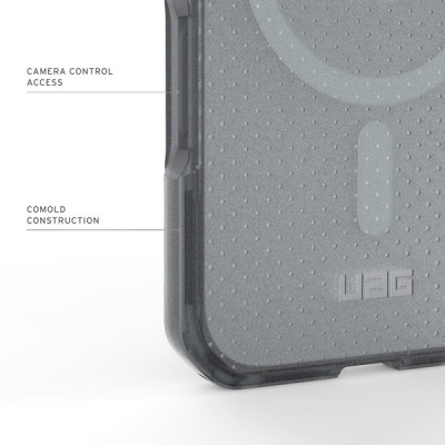 Чехол UAG Dot Magfit для iPhone 17 6.3" (114538113131) Ash / Тонированный