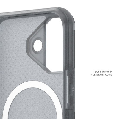 Чехол UAG Dot Magfit для iPhone 17 6.3" (114538113131) Ash / Тонированный
