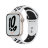 Apple Watch Series 7, 41 мм, корпус из алюминия цвета «сияющая звезда», спортивный ремешок Nike цвета «чистая платина/чёрный»