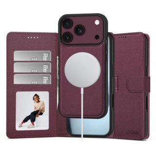Чехол Tech-Protect Wallet MagFit для iPhone 18 Pro Max / 17 Pro Max (Mulberry)