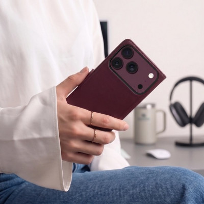 Чехол Tech-Protect Wallet MagFit для iPhone 18 Pro Max / 17 Pro Max (Mulberry)