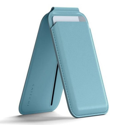 Магнитный кошелек-подставка Satechi Magnetic Wallet Stand (AP-MWSB) Light Blue