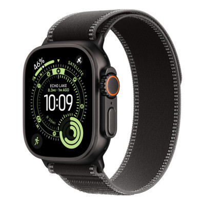 Ремешок Apple Trail Loop 49 мм Black/Charcoal - Black Titanium Finish