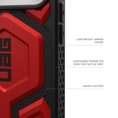 Чехол UAG Monarch Pro Magfit для iPhone 17 Pro Max 6.9" (114514119494) Crimson