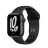 Apple Watch Series 7, 41 мм, корпус из алюминия цвета «тёмная ночь», спортивный ремешок Nike цвета «антрацитовый/чёрный»