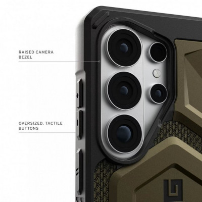 Чехол UAG Monarch Pro Magfit для Samsung Galaxy S26 Ultra (21451311397B) Kevlar Element Green