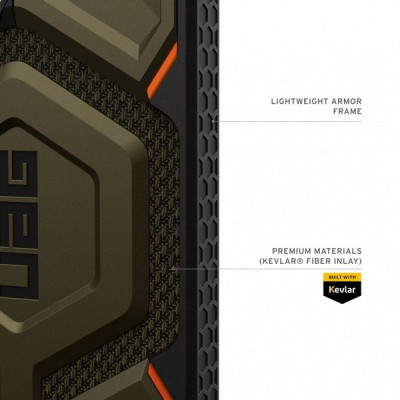 Чехол UAG Monarch Pro Magfit для Samsung Galaxy S26 Ultra (21451311397B) Kevlar Element Green