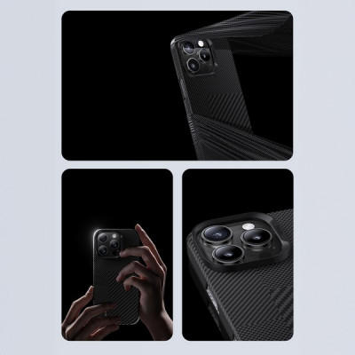 Чехол Benks Montage ArmorAir Case Kevlar для iPhone 16 Pro 6.3" (C.K.FL.AP.BK.MB65) Black (600D+1500D)