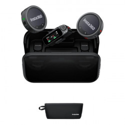 Беспроводной микрофон Insta360 Mic Pro (2 TX + 1 RX)