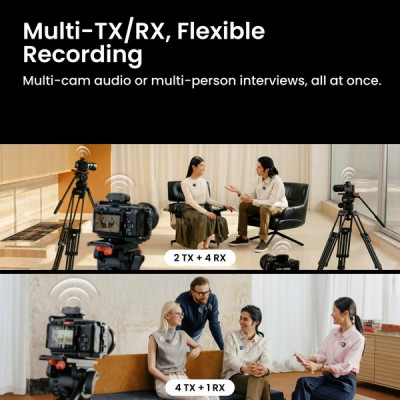 Беспроводной микрофон Insta360 Mic Pro (2 TX + 1 RX)