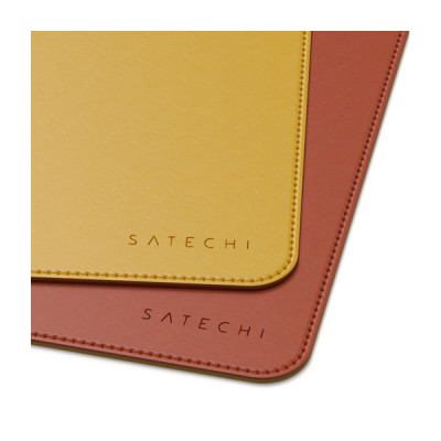 Коврик Satechi Dual Side ECO-Leather Deskmate (ST-LDMYO) желтый/оранжевый