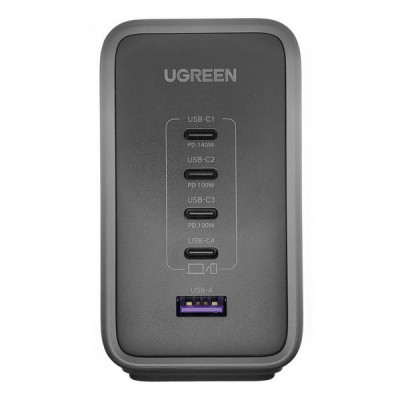 Сетевое зарядное устройство Ugreen CD333 Nexode 300W 5-Port PD GaN (90903B) серый