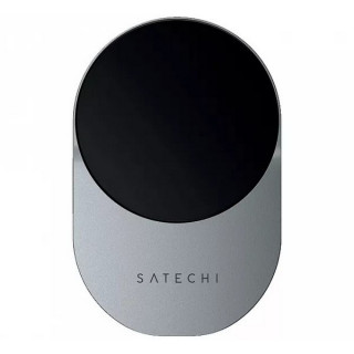 Автомобильное беспроводное зарядное устройство Satechi Qi2 Wireless Car Charger 15W (ST-Q2CCM) серый