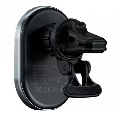 Автомобильное беспроводное зарядное устройство Satechi Qi2 Wireless Car Charger 15W (ST-Q2CCM) серый