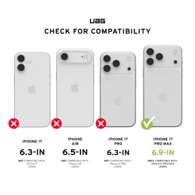 Чехол UAG Pathfinder Magfit для iPhone 17 Pro Max 6.9" (114549119797) Orange