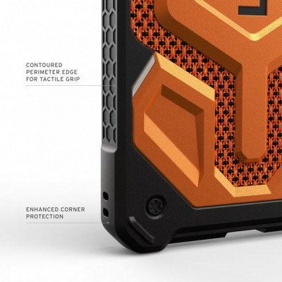 Чехол UAG Monarch Pro Magfit для Samsung Galaxy S26 Ultra (214513113997) Kevlar Orange