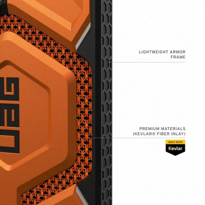 Чехол UAG Monarch Pro Magfit для Samsung Galaxy S26 Ultra (214513113997) Kevlar Orange