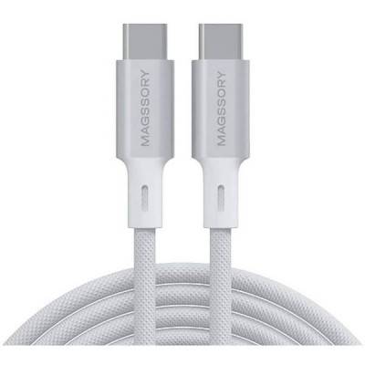 Магнитный кабель Magssory Link C 2.4 м USB-C 240W (CBL021w) White
