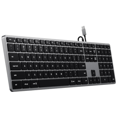 Клавиатура проводная Satechi Slim W3 (ST-UCSW3M-RU) серый