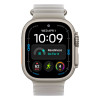 Apple Watch Ultra 4, 49 мм, Natural Titanium TransluGray Ocean Band