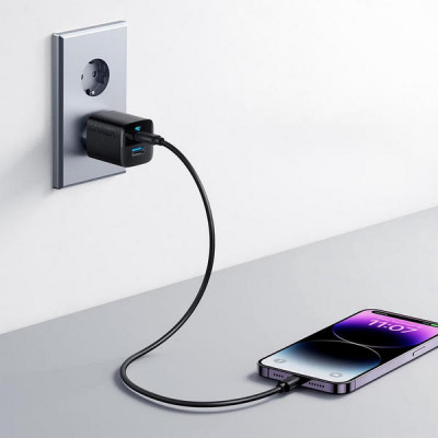 Сетевое зарядное устройство Anker 323 USB-C / USB-A 33W (A2331G11) Black