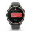 Garmin Fenix 8 Pro 47 мм Amoled Sapphire Titanium with Graphite/Black Silicone Band (010-03198-10/010-03198-11)
