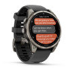 Garmin Fenix 8 Pro 47 мм Amoled Sapphire Titanium with Graphite/Black Silicone Band (010-03198-10/010-03198-11)