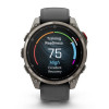 Garmin Fenix 8 Pro 47 мм Amoled Sapphire Titanium with Graphite/Black Silicone Band (010-03198-10/010-03198-11)