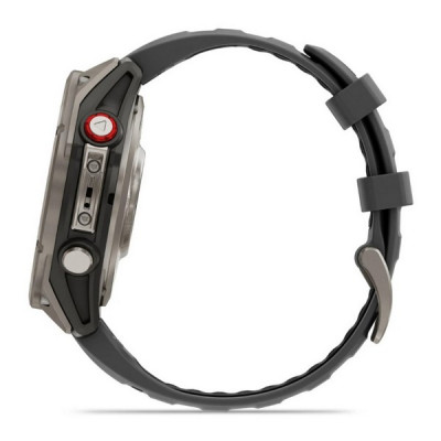 Garmin Fenix 8 Pro 47 мм Amoled Sapphire Titanium with Graphite/Black Silicone Band (010-03198-10/010-03198-11)
