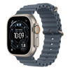 Ремешок Apple Ocean Band 49 мм Anchor Blue / Natural Titanium Finish