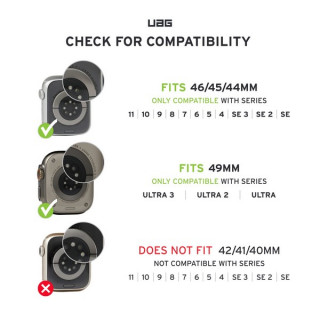 Ремешок силиконовый UAG Scout Silicone для Apple Watch 49/46/45/44 мм (191488117245) Foliage Green