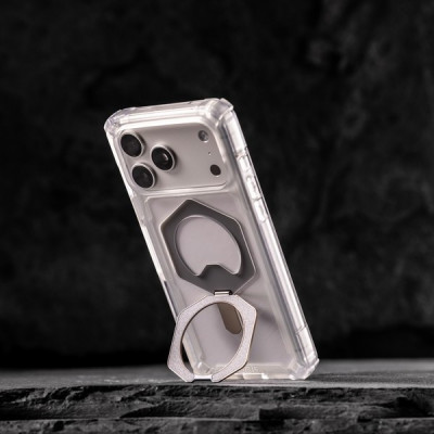 Чехол UAG Plasma XTE Magfit для iPhone 17 Pro Max 6.9" (114528114G36) Clear/Titanium