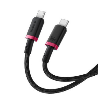 Кабель Baseus Dura Series USB-C - USB-C 100W 1 м (P10377803U01-01) Black Red