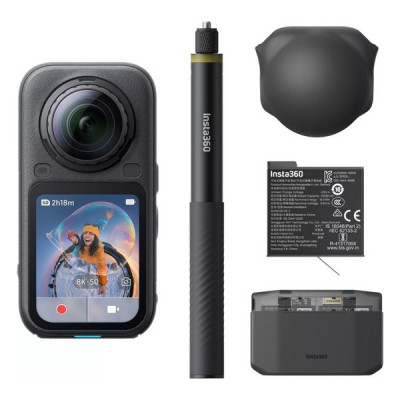 Экшн-камера Insta360 X6 Essentials Bundle (Midnight Black)
