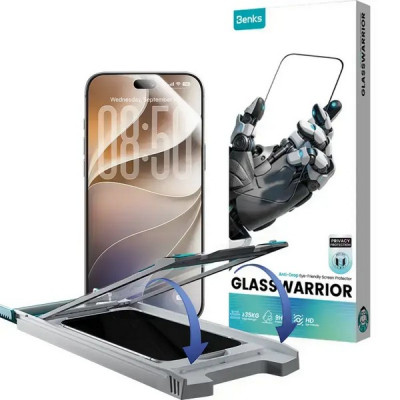 Защитное стекло Benks GlassWarrior Privacy для iPhone 18 Pro Max 6.9" (C.M.MZ.AP.BK.F073)