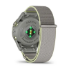 Умные часы Garmin Approach S72 47 мм Silver/Citron Titanium Bezel with Fog Gray/Citron ComfortFit Fabric Band (010-04148-01)
